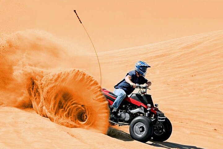 Doha Desert Safari, QuadBike,Dune buggy, Sandboarding & CamelRide