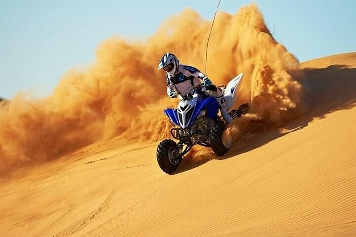 Doha Desert Safari, QuadBike,Dune buggy, Sandboarding & CamelRide