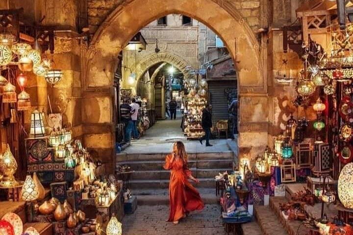 Emam ElShafei , Mosques of Ala-Elbayt and Khan Elkhalili Market