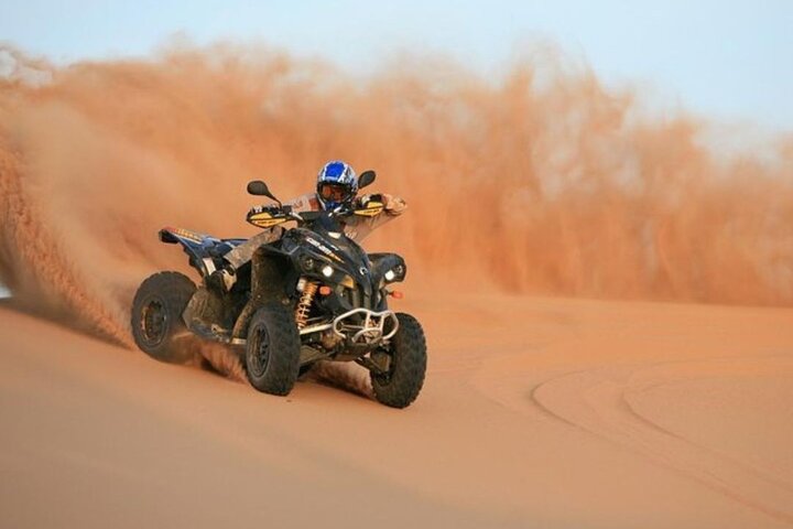 Doha:ATV,Quad or Buggy Dune Bashing,CamelRide & Sandboarding