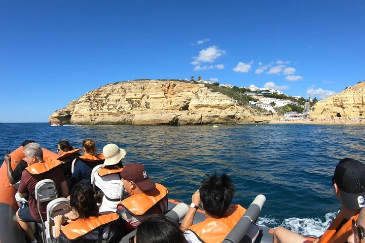 Boat trip to the caves of Benagil