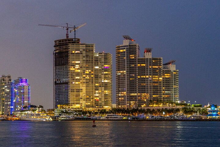 Miami Sunset and City Lights Cocktail Cruise with Open Bar