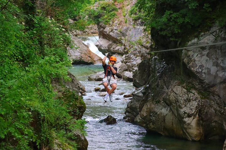 Bovec Zipline - canyon Ucja - the longest zipline in Europe