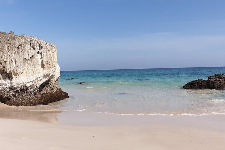 West Salalah Tour - Caribbean of Orient - Fazayah Beach with City