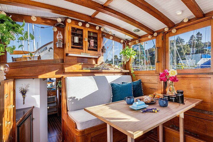 Wine and Dine on a Century Old Sausalito Yacht