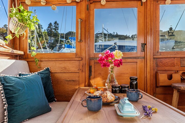 Wine and Dine on a Century Old Sausalito Yacht