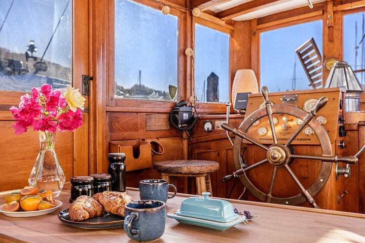 Wine and Dine on a Century Old Sausalito Yacht
