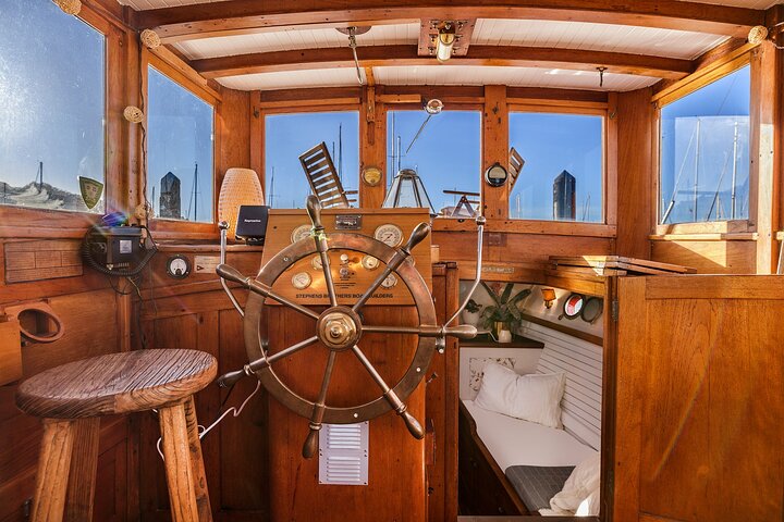 Wine and Dine on a Century Old Sausalito Yacht