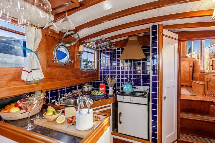 Wine and Dine on a Century Old Sausalito Yacht