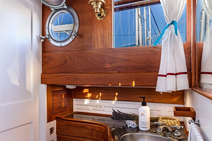 Wine and Dine on a Century Old Sausalito Yacht