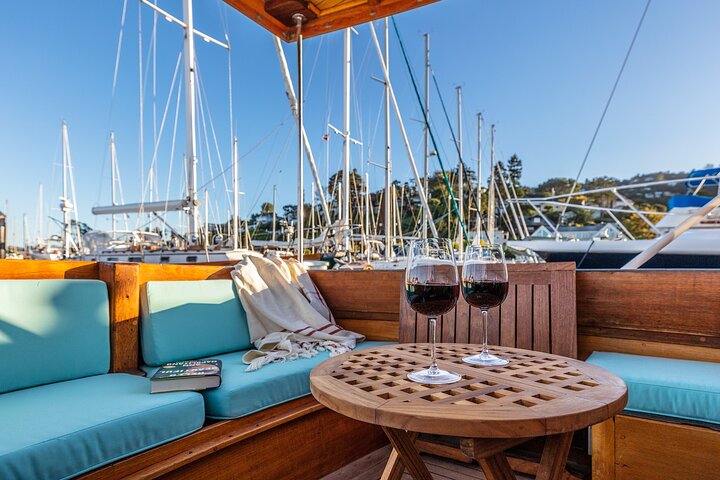 Wine and Dine on a Century Old Sausalito Yacht