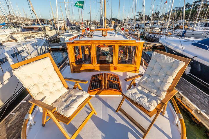 Wine and Dine on a Century Old Sausalito Yacht