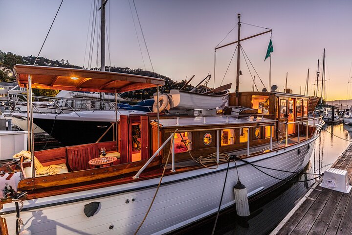 Wine and Dine on a Century Old Sausalito Yacht