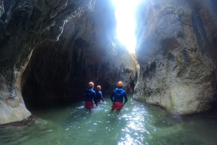 From Estepona: Guided Canyoning Tour on the Guadalmina River