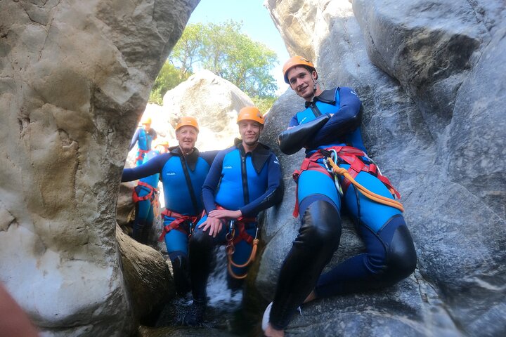 From Estepona: Guided Canyoning Tour on the Guadalmina River