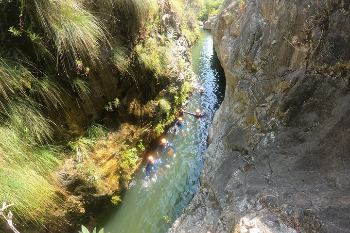 From Estepona: Guided Canyoning Tour on the Guadalmina River