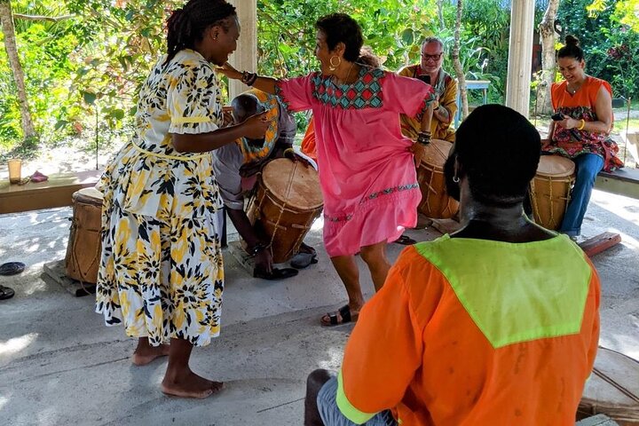 Authentic Garifuna Drumming and Dancing Class in Hopkins Belize
