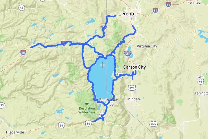 Self-Guided Audio Driving Tour in Lake Tahoe