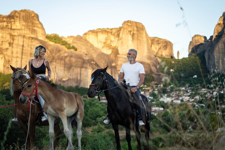 Mystical Sunset Horseback Ride in Meteora: 1-Hour Adventure