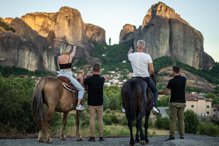 Mystical Sunset Horseback Ride in Meteora: 1-Hour Adventure