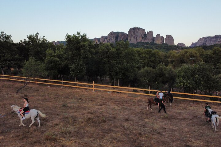 Mystical Sunset Horseback Ride in Meteora: 1-Hour Adventure