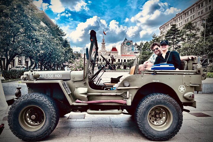 Ho Chi Minh City Private Half-Day Tour by U.S Army Jeep