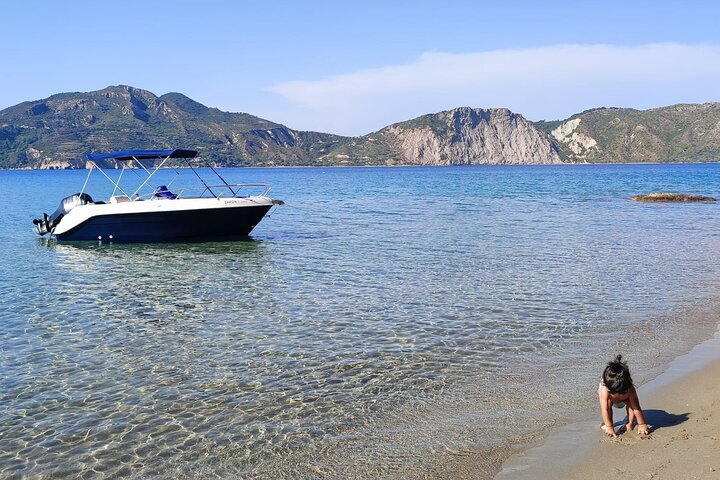 Zakynthos Private Cruise to Turtle Island, Keri Caves & Mizithres