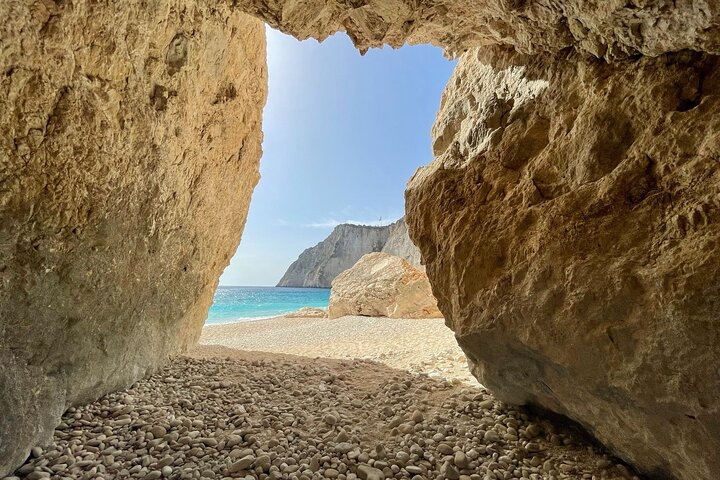 Zakynthos Private Cruise to Turtle Island, Keri Caves & Mizithres