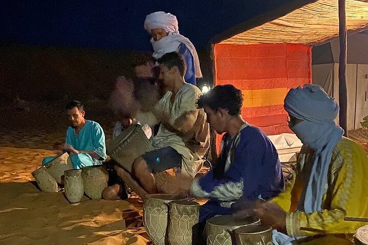 Camel Ride With Luxury Desert Camp And Night In Merzouga Dunes