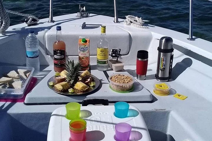 One-day boat trip to the lagoon of Guadeloupe