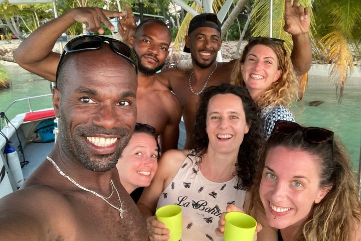 One-day boat trip to the lagoon of Guadeloupe
