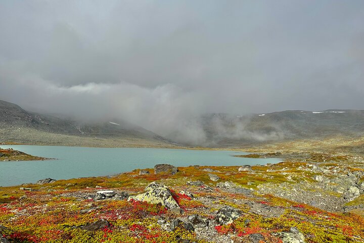 Briksdal Glacier and Loen from Nordfjordeid