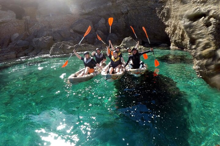 Mallorca: Kayaking, Sea Cave, Cliff Jumping & Snorkel Tour