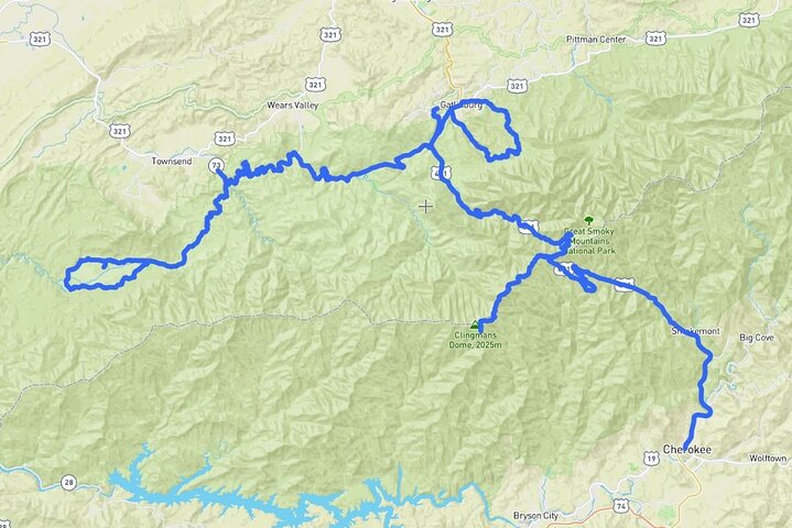 Self-Guided Audio Driving Tour in Great Smoky Mountains
