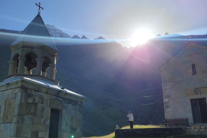 Horseback Riding Tour in Kazbegi to Elia Monastery (Easy)