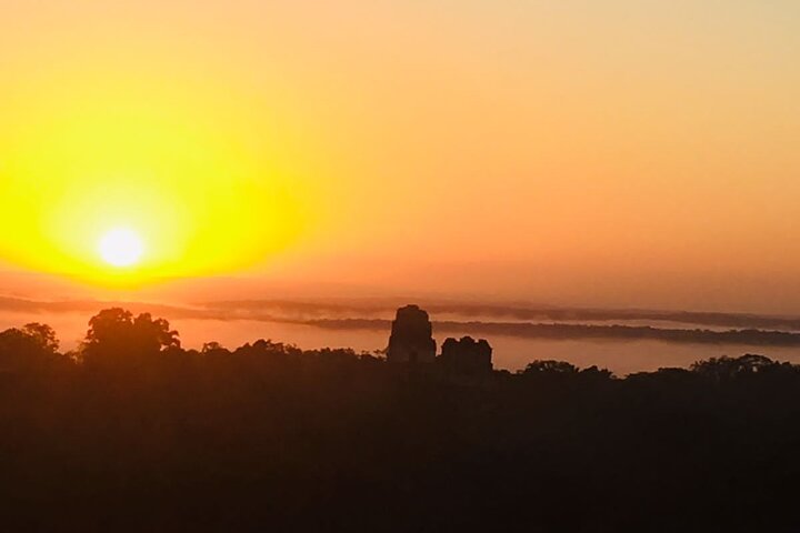 Full Day Tikal Sunrise Tour from Flores and Archaeological Tour