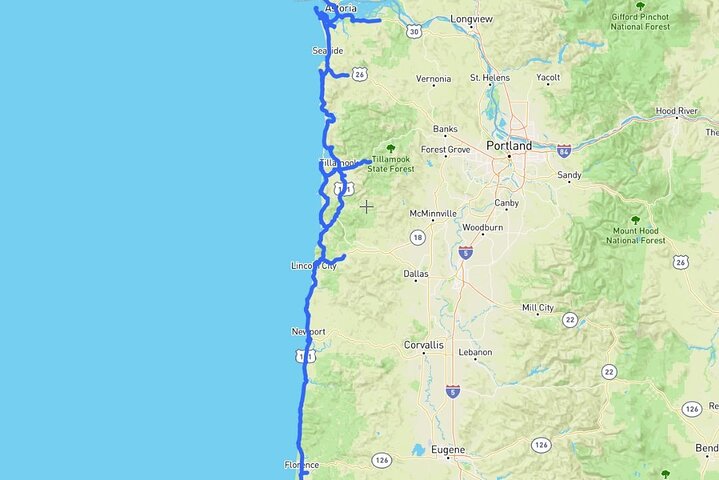 Self-Guided Audio Driving Tour in Oregon Coast