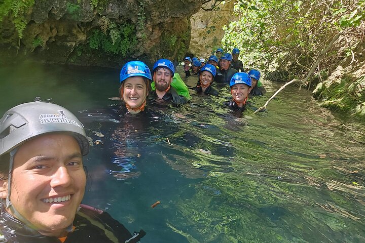 Canyoning experience in Barranco del Gorgo de la Escalera