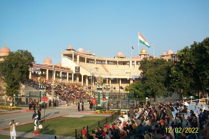 Wahga Border Flag Ceremony & Shalimar Garden Private Tour