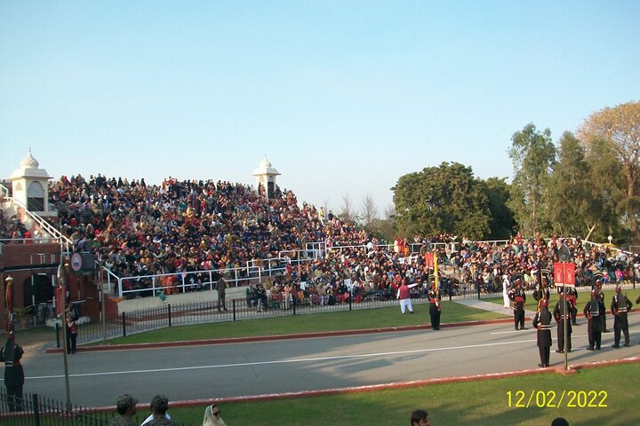 Wahga Border Flag Ceremony & Shalimar Garden Private Tour