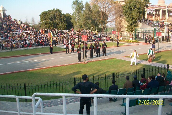 Wahga Border Flag Ceremony & Shalimar Garden Private Tour