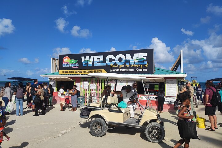 Bus transfer from Flores, Guatemala to Belize City