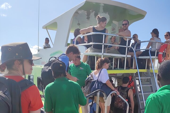 Bus transfer from Flores, Guatemala to Belize City