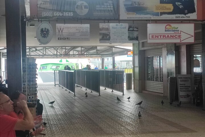 Bus transfer from Flores, Guatemala to Belize City