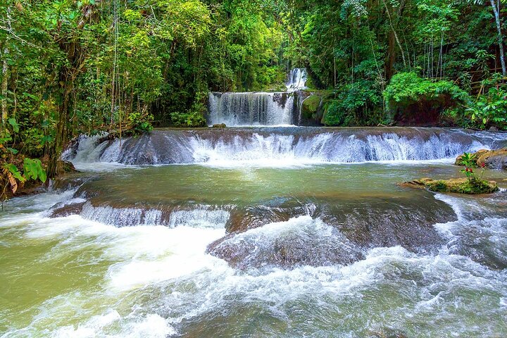 Zipline, YS Falls & Pelican Bar Private Tour From Montego Bay