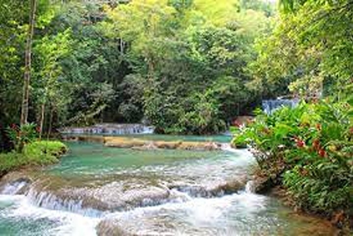 Zipline, YS Falls & Pelican Bar Private Tour From Montego Bay