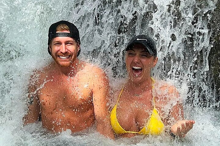 Zipline, YS Falls & Pelican Bar Private Tour From Montego Bay