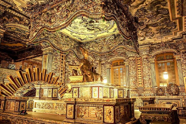 Hue Tombs Tour by Bike & Dragon Boat Cruise on Perfume River