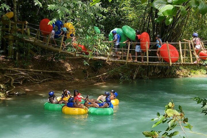 Jungle River Tubing and Beach Adventure with Transportation