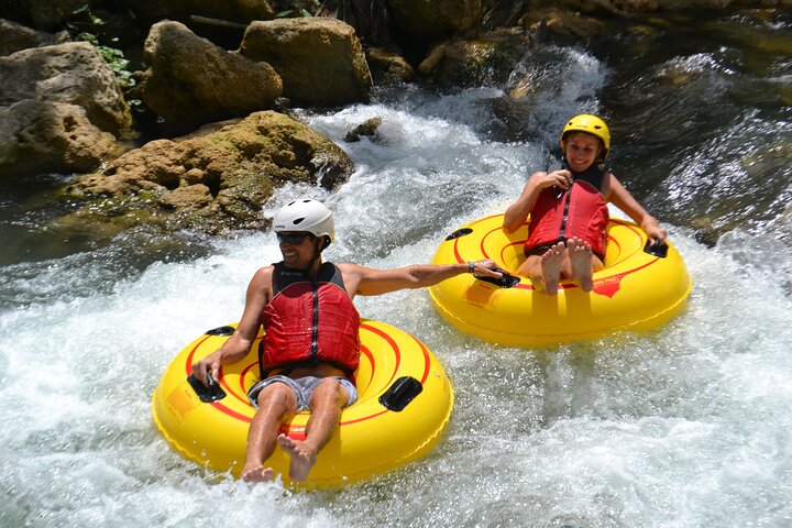 Jungle River Tubing and Beach Adventure with Transportation